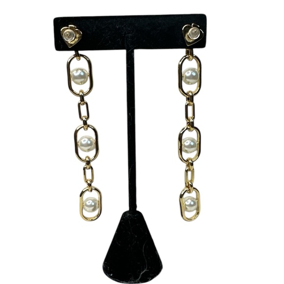 KATE SPADE ♠️ GLAMOROUS STRANDS LINEAR EARRINGS - Picture 5 of 6